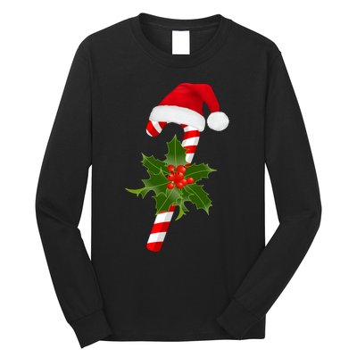 Christmas Jolly Candy Cane Long Sleeve Shirt