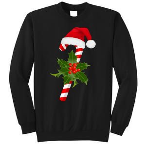 Christmas Jolly Candy Cane Sweatshirt