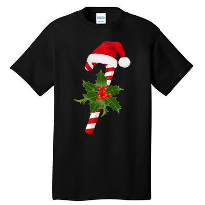 Christmas Jolly Candy Cane Tall T-Shirt