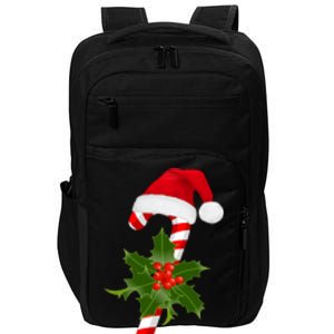 Christmas Jolly Candy Cane Impact Tech Backpack