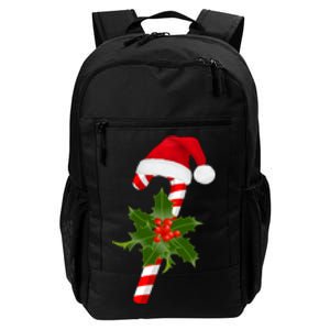 Christmas Jolly Candy Cane Daily Commute Backpack