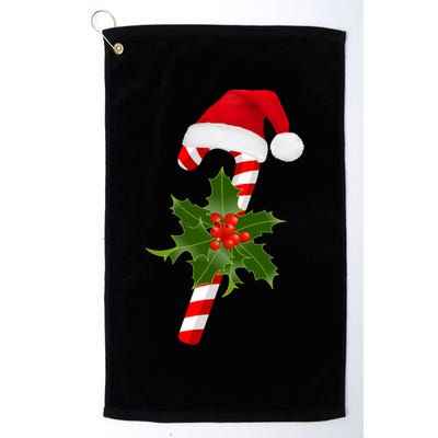 Christmas Jolly Candy Cane Golf Towel