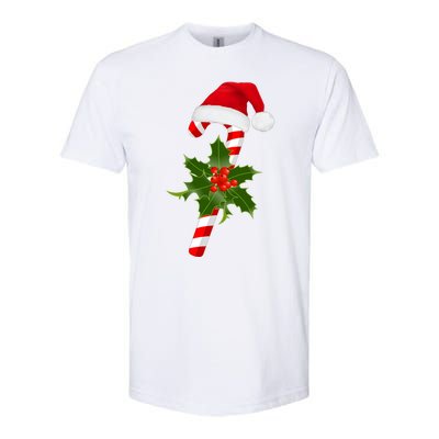 Christmas Jolly Candy Cane Softstyle CVC T-Shirt