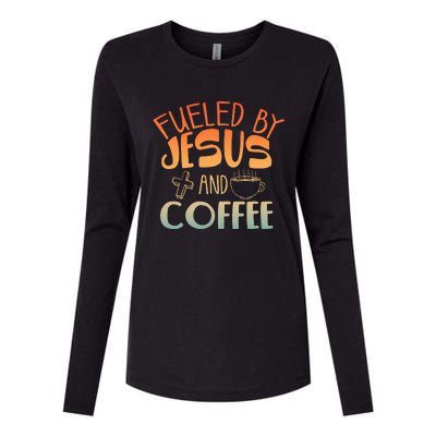 Cool Jesus Christian Jesus Coffee Lover Womens Cotton Relaxed Long Sleeve T-Shirt