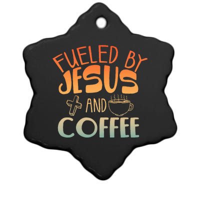 Cool Jesus Christian Jesus Coffee Lover Ceramic Star Ornament