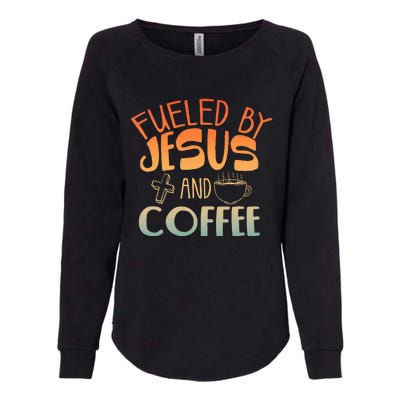 Cool Jesus Christian Jesus Coffee Lover Womens California Wash Sweatshirt