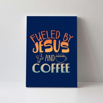 Cool Jesus Christian Jesus Coffee Lover Canvas