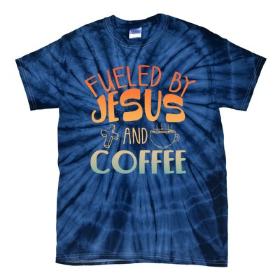 Cool Jesus Christian Jesus Coffee Lover Tie-Dye T-Shirt