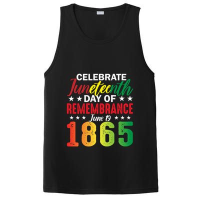 Celebrate Junenth Day Of Remembrance June 19 1865 Gift PosiCharge Competitor Tank