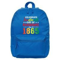 Celebrate Junenth Day Of Remembrance June 19 1865 Gift 16 in Basic Backpack