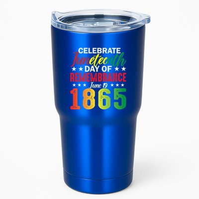 Celebrate Junenth Day Of Remembrance June 19 1865 Gift Tumbler