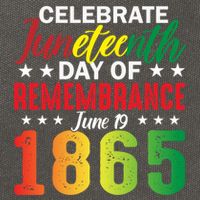Celebrate Junenth Day Of Remembrance June 19 1865 Gift Cotton Canvas Backpack