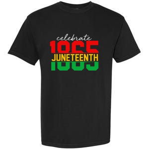 Celebrate Juneteeth Day 6 19 1865 Black Freedom 1865 Garment-Dyed Heavyweight T-Shirt