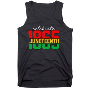 Celebrate Juneteeth Day 6 19 1865 Black Freedom 1865 Tank Top