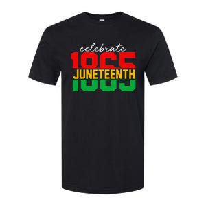 Celebrate Juneteeth Day 6 19 1865 Black Freedom 1865 Softstyle CVC T-Shirt