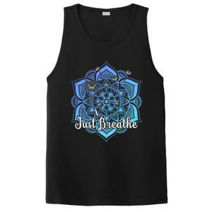 Cute Just Dandelion Tattoodesign Yoga Dala Breathe Vibes Gift PosiCharge Competitor Tank