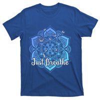 Cute Just Dandelion Tattoodesign Yoga Dala Breathe Vibes Gift T-Shirt