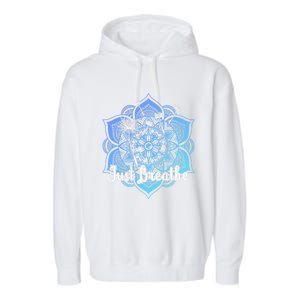 Cute Just Dandelion Tattoodesign Yoga Dala Breathe Vibes Gift Garment-Dyed Fleece Hoodie