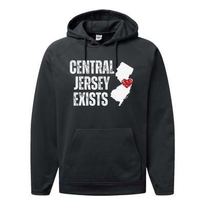 Central Jersey Does Exist Performance Fleece Hoodie