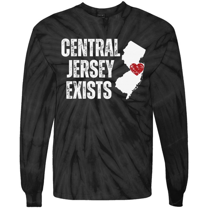 Central Jersey Does Exist Tie-Dye Long Sleeve Shirt