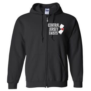 Central Jersey Does Exist Full Zip Hoodie