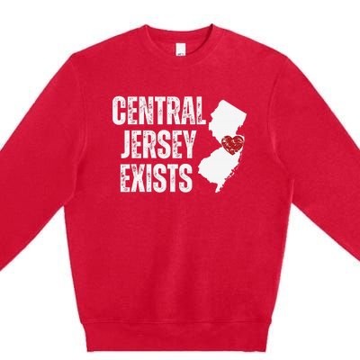 Central Jersey Does Exist Premium Crewneck Sweatshirt