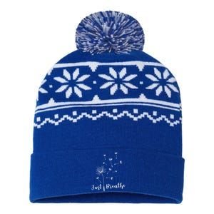 Cute Just Dandelion Tattoodesign Arrows Breathe Blow Pattern Meaningful Gift USA-Made Snowflake Beanie