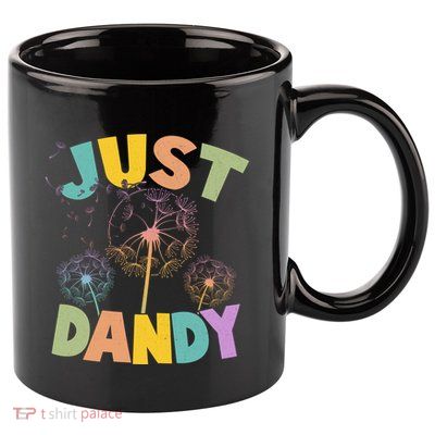 Cute Just Dandy Springtime Dandelions 11oz C Handle Ceramic Mug