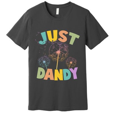 Cute Just Dandy Springtime Dandelions Premium T-Shirt