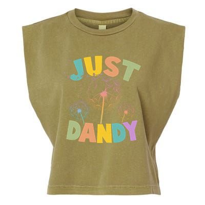 Cute Just Dandy Springtime Dandelions Garment-Dyed Women's Muscle Tee