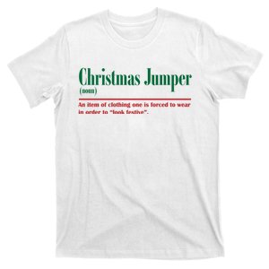 Christmas Jumper Definition Funny Christmas Xmas Holiday T-Shirt