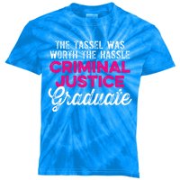 Criminal Justice Degree Graduate Tassel Graduation Great Gift Kids Tie-Dye T-Shirt