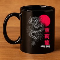 Cool Jasmine Dragon Tea House 11oz C Handle Ceramic Mug