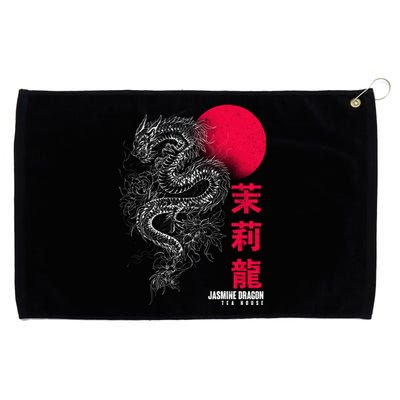 Cool Jasmine Dragon Tea House Grommeted Golf Towel