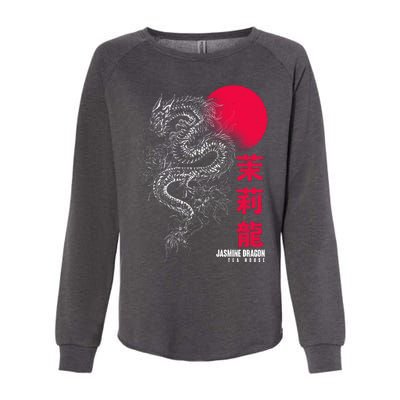 Cool Jasmine Dragon Tea House Womens California Wash Sweatshirt