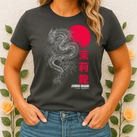 Cool Jasmine Dragon Tea House Womens T-Shirt