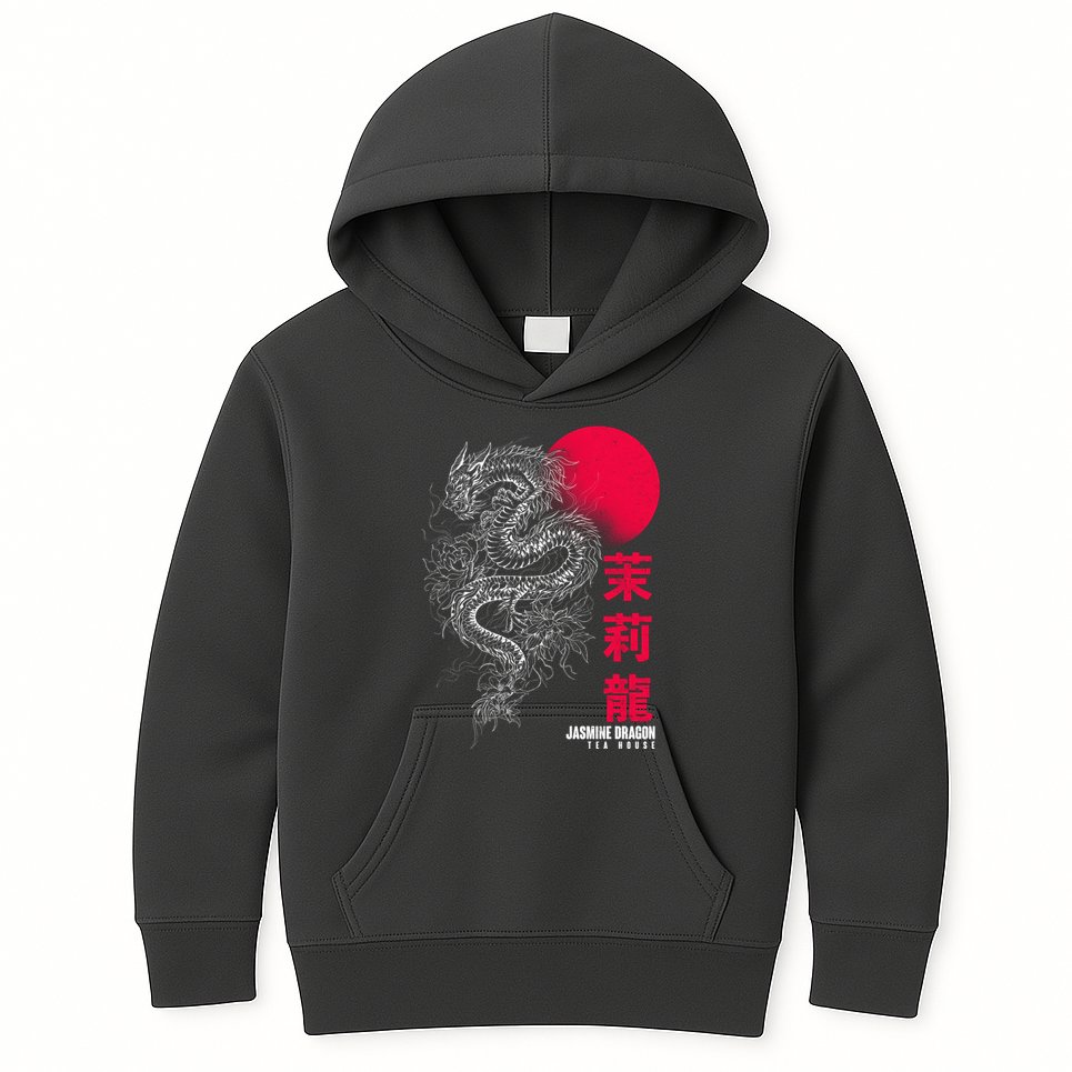Cool Jasmine Dragon Tea House Kids Hoodie