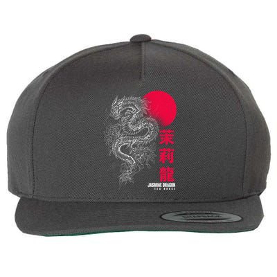 Cool Jasmine Dragon Tea House Wool Snapback Cap