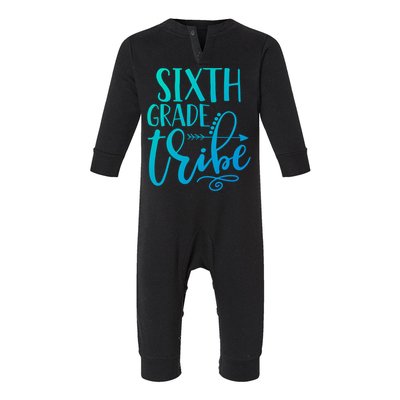 Cute Job Funny Sixth Grade Teacher 6Th Grade Gift Infant Fleece One Piece