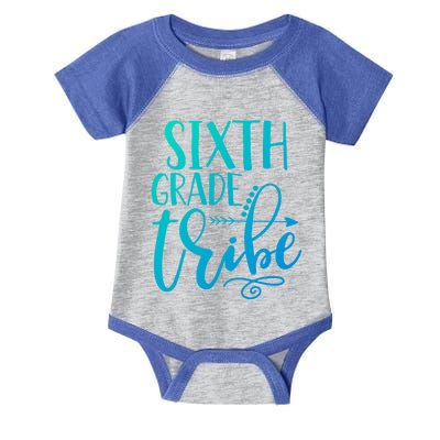 Cute Job Funny Sixth Grade Teacher 6Th Grade Gift Infant Baby Jersey Bodysuit