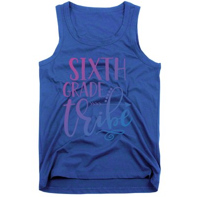 Cute Job Funny Sixth Grade Teacher 6Th Grade Gift Tank Top