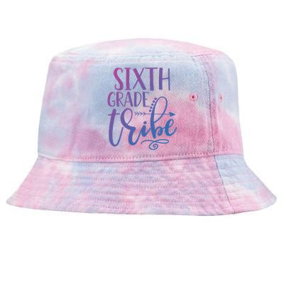 Cute Job Funny Sixth Grade Teacher 6Th Grade Gift Tie-Dyed Bucket Hat