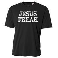 Christian Jesus Freak Distressed Religious Cooling Performance Crew T-Shirt