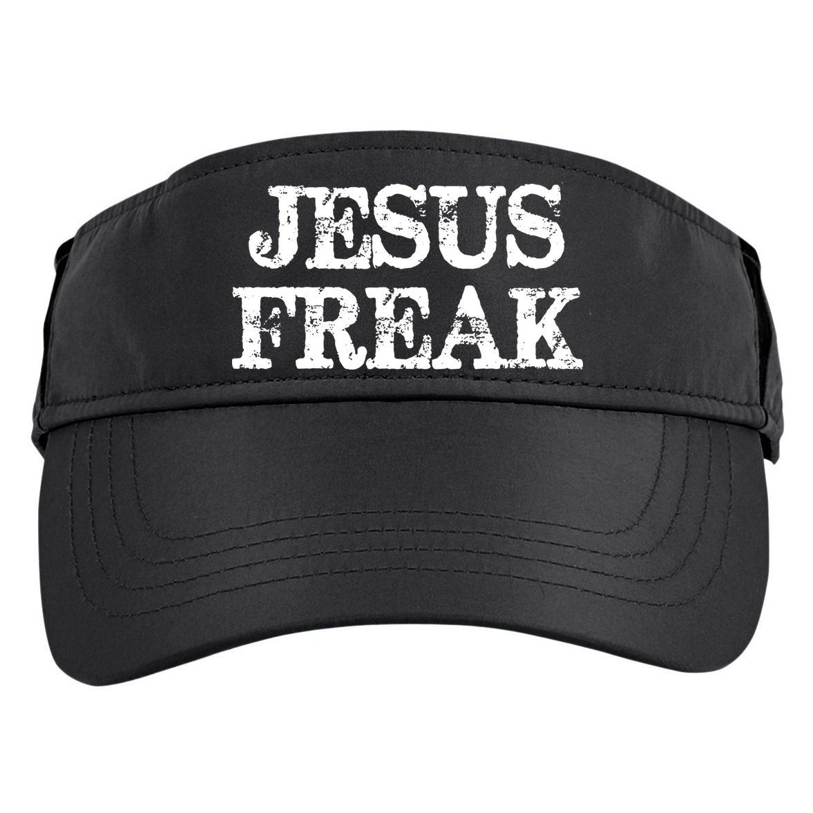 Christian Jesus Freak Distressed Religious Adult Drive Performance Visor