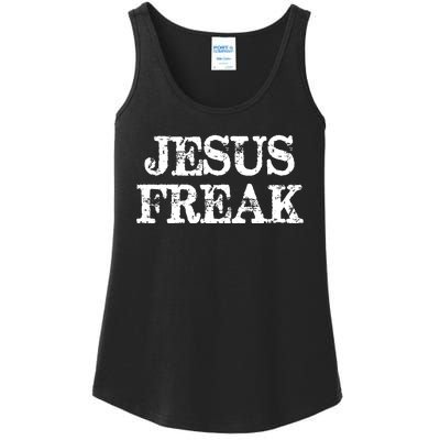 Christian Jesus Freak Distressed Religious Ladies Essential Tank