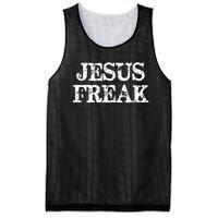 Christian Jesus Freak Distressed Religious Mesh Reversible Basketball Jersey Tank