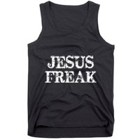 Christian Jesus Freak Distressed Religious Tank Top