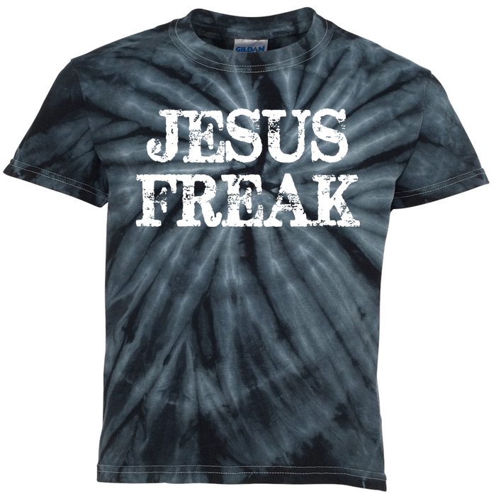 Christian Jesus Freak Distressed Religious Kids Tie-Dye T-Shirt