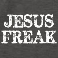 Christian Jesus Freak Distressed Religious Vector Backpack