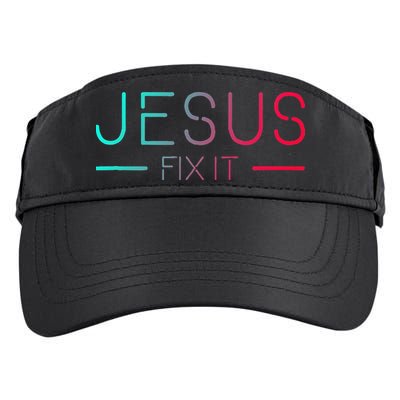 Christian Jesus Fix It Faith Filled Adult Drive Performance Visor